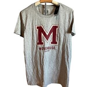 Women's Gray Morehouse College Graphic Short Sleeve T-Shirt - Size Large - NWT